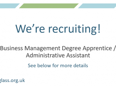 We're recruiting for a Business Management Degree Apprentice/Administrative Assistant