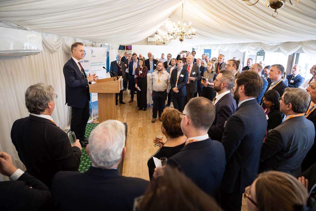 Chris McDonald MP Addressing event delegates