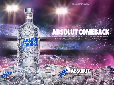 British Glass celebrating glass: How Absolut's comeback bottle helped tell the circular story of glass