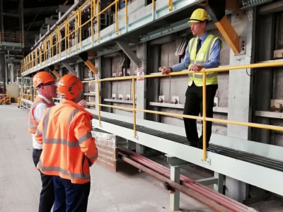 The Health and Safety Executive visits Pilkington UK